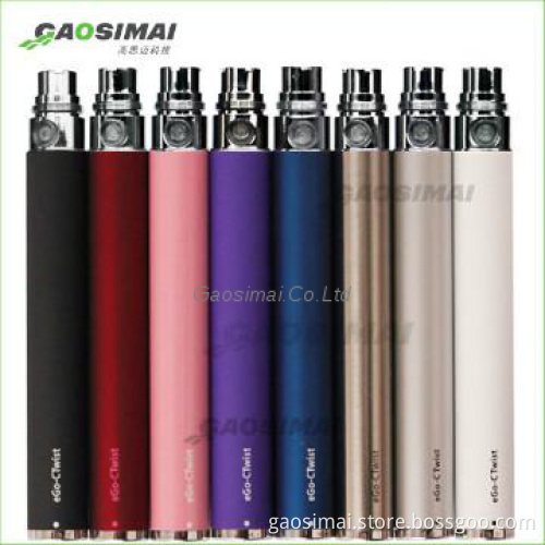 ego battery 650mah with colorful pattern for newest e cig